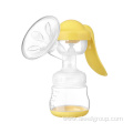 Silicone manual anti-backflow breast pump with lid